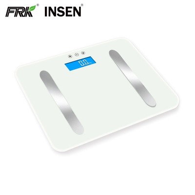 Highend Household Customization Tempered Safety Glass Platform Fitness Scan Body Fat Weight Scale