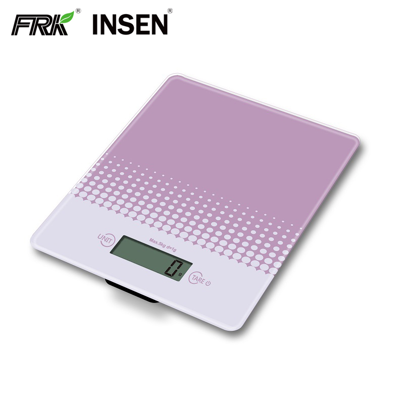 Digital Kitchen Scale Slim Design Food Scale Easy to Clean Glass Surface scale